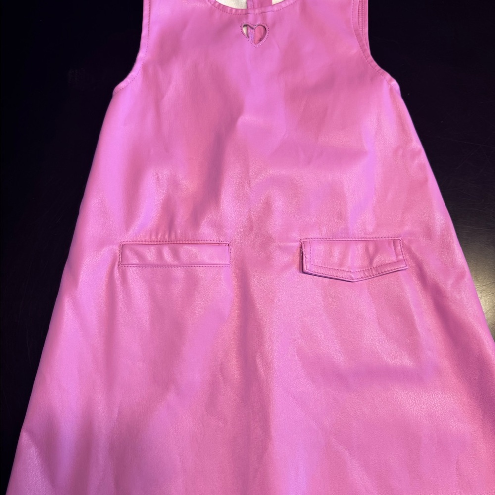 Nicole Miller Pink heart Dress size 5 Girls